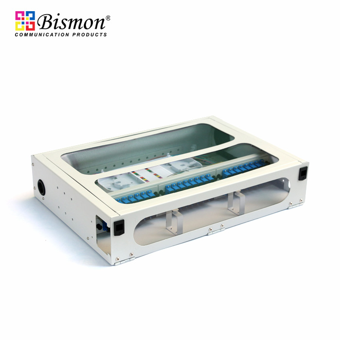 48 Core 2U Rack mount drawer fiber optic (SC-Complete set) อุปกรณ์ครบพร้อมใช้งาน